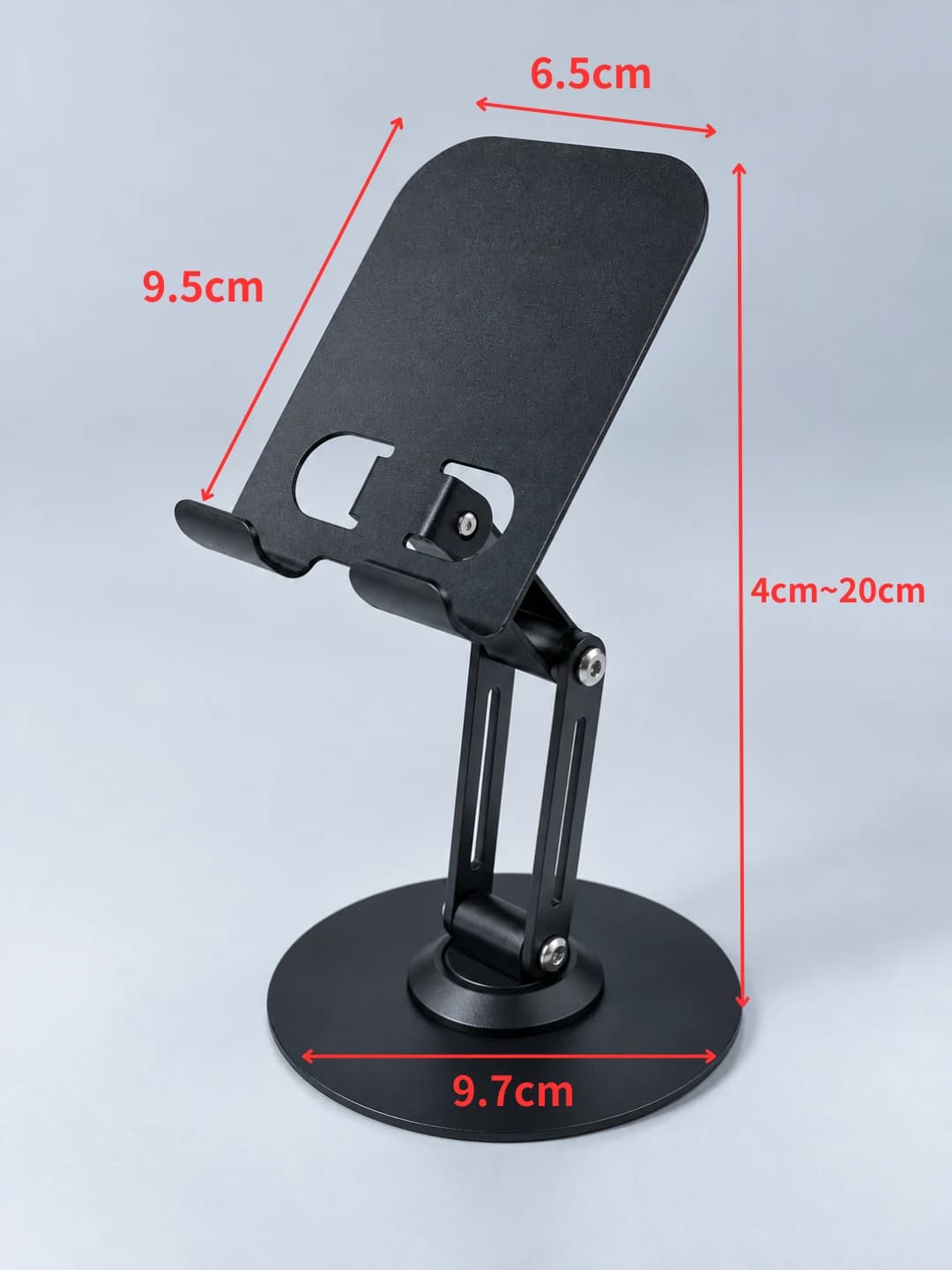Void 360 Phone Stand 전체 실측 사이즈 안내